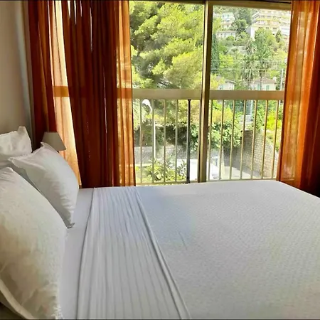 E2C2 - 3Pieces Vue Mer Avec Piscine & Parking Appartement Menton