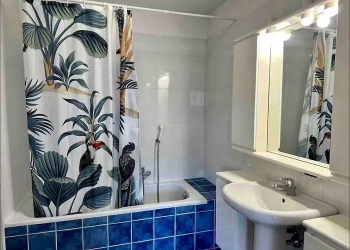 E2c2 - 3pieces Vue Avec Piscine & Parking מנטון